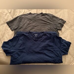 Bonobos Men's Navy and Gray Pocket T-Shirts